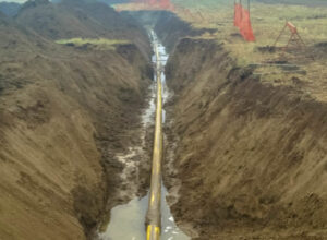 Main Line in Ditch